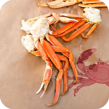 Jumbo Snow Crab Legs (5 lbs.)